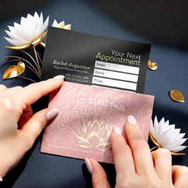 Yoga Meditation Instructions Class Pass Loyalty Lojalitetskort