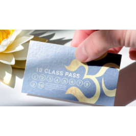 Yoga Meditation Instructions Life Coach Class Pass Lojalitetskort