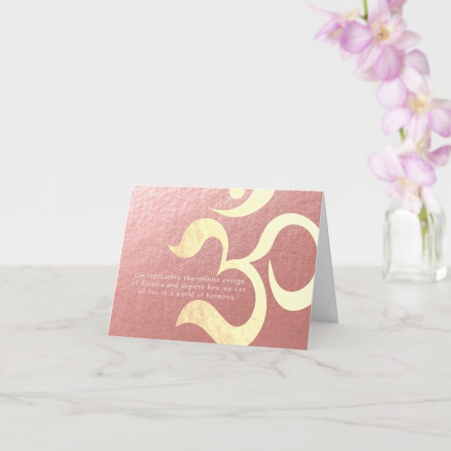 Yoga Meditation Instructions Life Coach OM offerte Kort (Orkide)