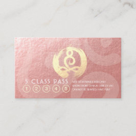 Yoga Meditation Instructor 5 Class Pass OM Loyalty Lojalitetskort