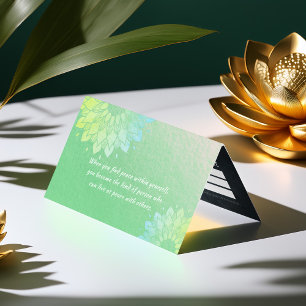 Yoga Meditation Instructor Guld Mandala Pris List Visitkort