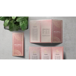 Yoga Meditation Instructor Guld Mandala Tri-Fold