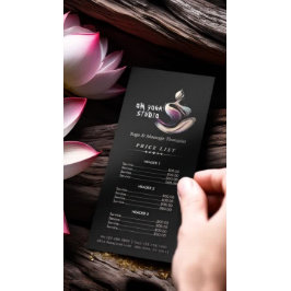 Yoga Meditation Instructor Lotus Pose Pose Push St Reklamkort