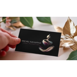 Yoga Meditation Instructor Lotus Pose Pose Push St Visitkort