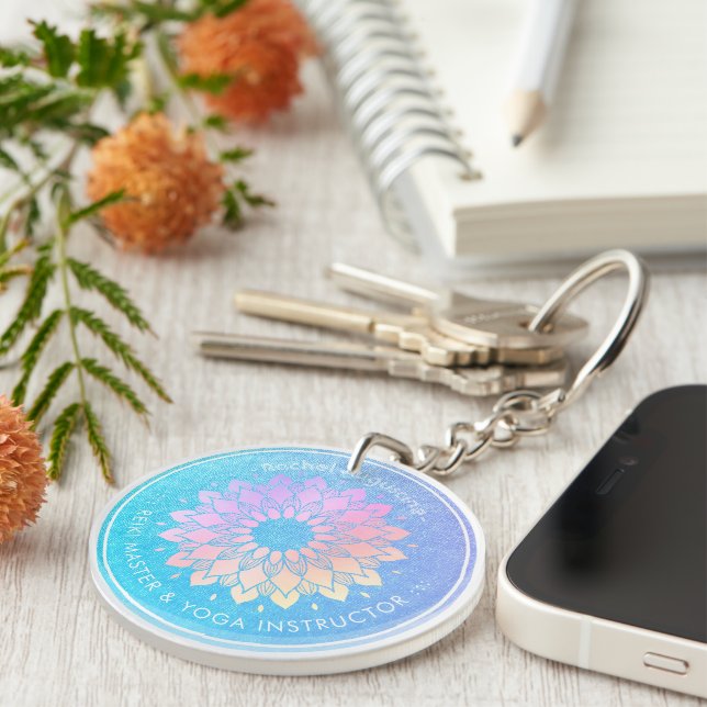Yoga Meditation Instructor Ro Gold Foil Mandala (Högra Framsidan)