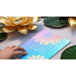 Yoga Meditation Instructor Ro Gold Foil Mandala Anteckningsbok