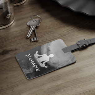 Yoga Meditation Instructor Sukhasana Pose Zen Sign Bagagebricka