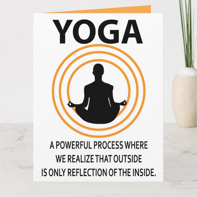Yoga Meditation  Kort (Framsida)