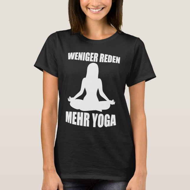 Yoga Meditation Namaste T Shirt (Framsida)