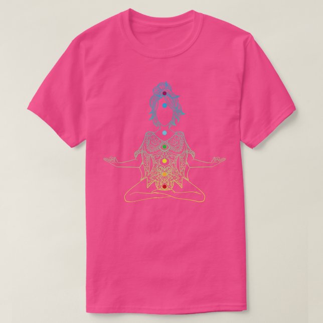 Yoga Meditation Namaste T Shirt (Design framsida)