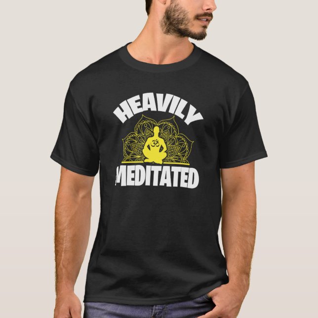 Yoga Meditation Namaste T Shirt (Framsida)