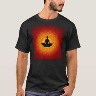 Yoga - meditation på Mandala T Shirt