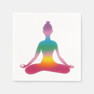 Yoga, meditation Pappra Napkins Pappersservett