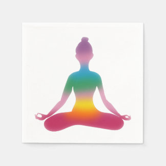 Yoga, meditation Pappra Napkins Pappersservett