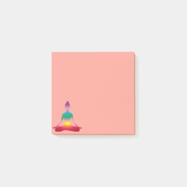 Yoga Meditation Post-it Block (Framsida)