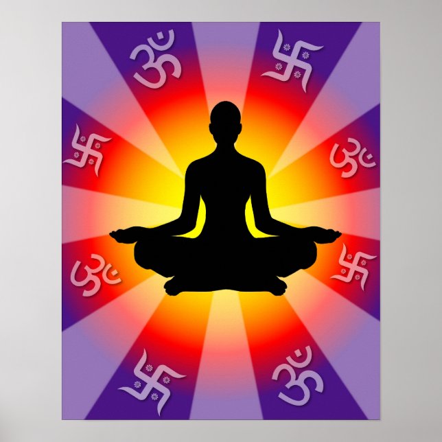 Yoga - Meditation Poster (Framsidan)
