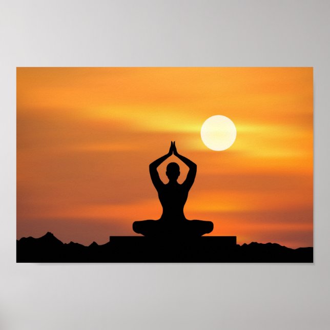 Yoga - Meditation Poster (Framsidan)