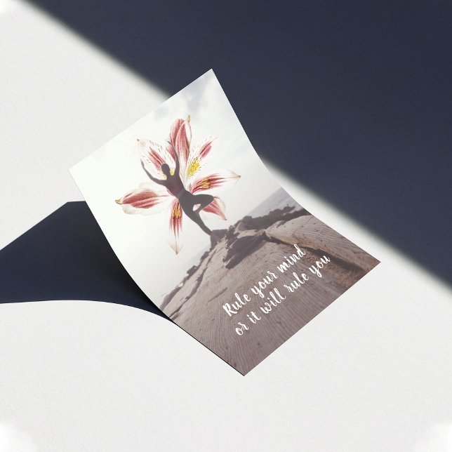 Yoga Meditation Quote Poster (Skapare uppladdad)