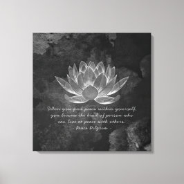 YOGA Meditation Reiki-instruktor citerar Chicen Lo Canvastryck