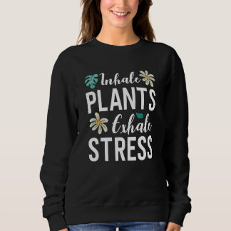 Yoga Meditation Spiritual Chakra Inhale Plants Exh T Shirt