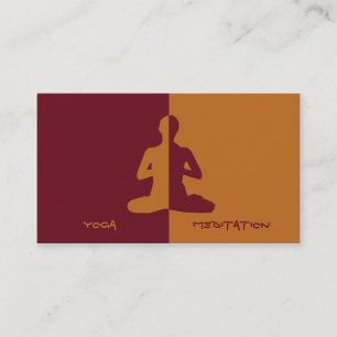 Yoga & meditation visitkort
