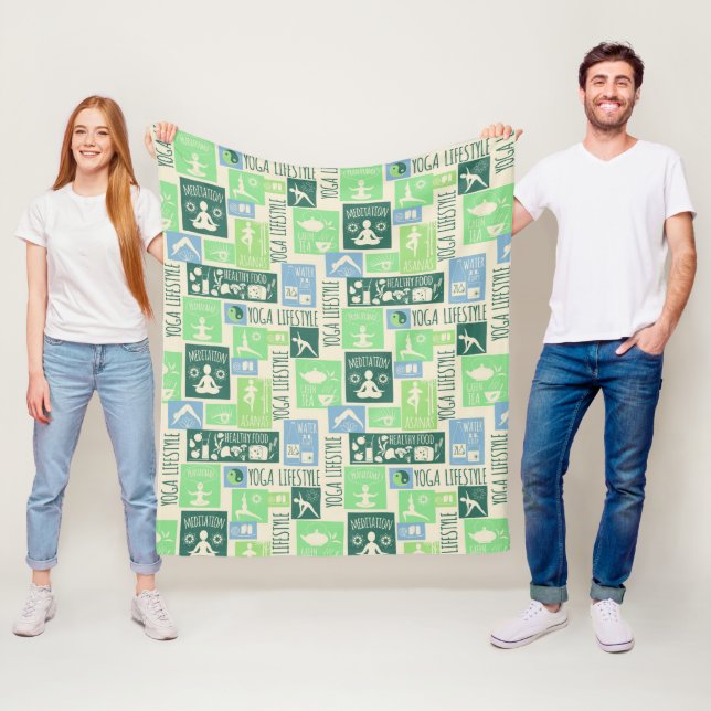 Yoga Mönster filtar (På plats)