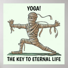 Yoga Mummy Poster