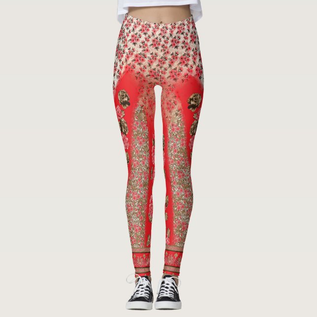 Yoga, Mysiga och petite Leggings | Fet Färg (Framsida)