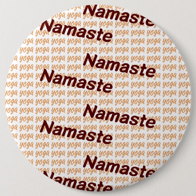 Yoga Namaste Knapp (Framsida)