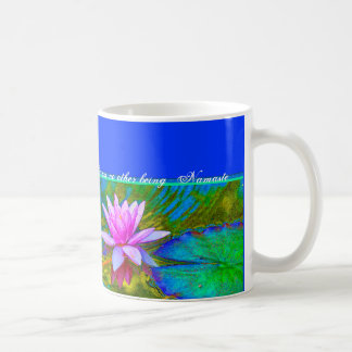 Yoga Namaste - lotusblommablommarBuddha Kaffemugg