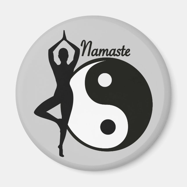 Yoga Namaste Magnet (Framsidan)