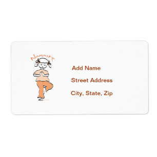 Yoga Namaste Young Girl Fraktsedel