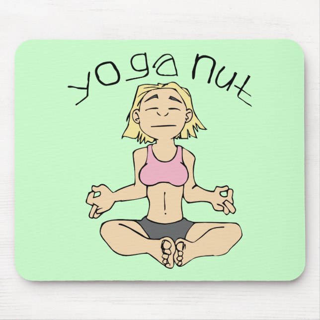Yoga Nöt Yogi-växel Musmatta (Framsidan)