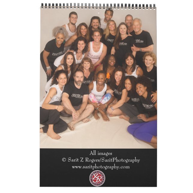 Yoga och Body Image Coalition 15-månaders kalender (Baksida)