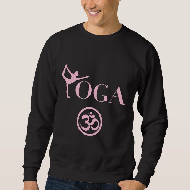 Yoga och Breathe Passande Scoop Lång Ärmad Tröja (Framsida)