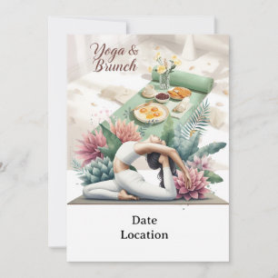 Yoga- och Brunch-partiets inbjudan