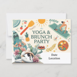 Yoga- och Brunch-partiets inbjudan