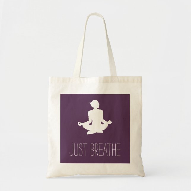 Yoga och Meditation Breathe Tygkasse (Framsidan)