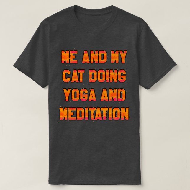 YOGA OCH MEDITATION T SHIRT (Design framsida)
