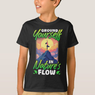 Yoga och natur Jorda dig i naturens flöde T Shirt