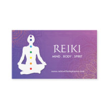 Yoga och Reiki visitkortar