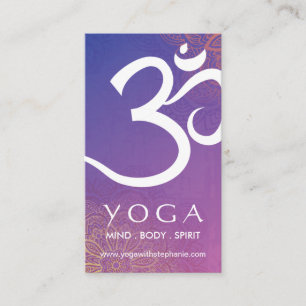Yoga och Reiki visitkortar Visitkort