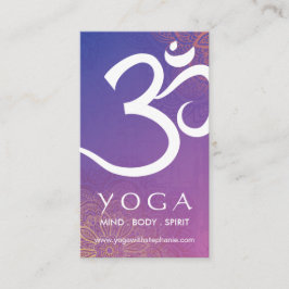 Yoga och Reiki visitkortar Visitkort