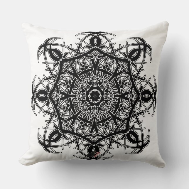 Yoga Octa Glyph Pillow Kudde (Framsida)