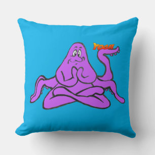 Yoga Octopus Namaste Cust. Dekorativ kudde
