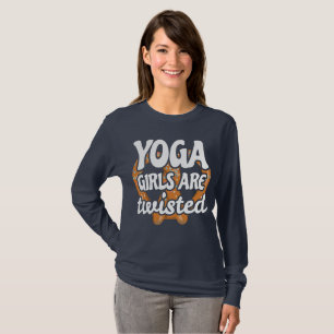 Yoga-offerten Gift Yoga Girls är tuggad T Shirt