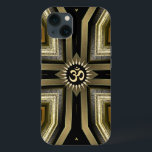 Yoga OM Black Guld Sunshine Galaxy S5 Fodral<br><div class="desc">Snyggt Art Deco och Medieval inspirerade i svart guld med guldhinduiska/buddistiska symbolen OM i mitten ~ fullt anpassade. Om du vill utan symbol kan du klicka på Anpassa den och ta bort inslag</div>