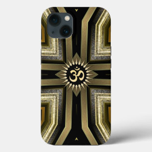 Yoga OM Black Guld Sunshine Galaxy S5 Fodral
