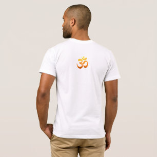 Yoga Om Mantra Symbol Asana Slappna av i Image Man T Shirt