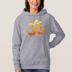 Yoga Om Mantra Symbol Vomens High Quality Grått T Shirt